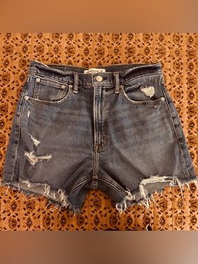 Abercrombie & Fitch High-Rise Mom Shorts Sz 26